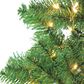 The Gerson Company 7" Pre-Lit Artificial Montana Pine with White Lights in Green, , large