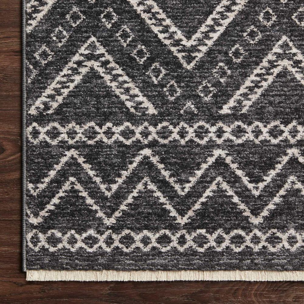 Loloi II Vance VAN-05 5&#39;3&quot; x 7&#39;9&quot; Charcoal and Dove Area Rug, , large