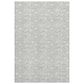 Dalyn Rug Company Soft Essentials Floral Silver 9" x 12" Indoor/Outdoor Area Rug, , large