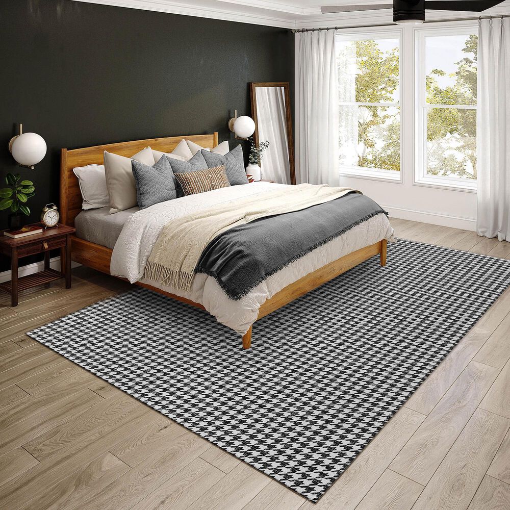 Dalyn Rug Company Hinton 10&#39; x 14&#39; Black Indoor/Outdoor Area Rug, , large