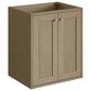 James Martin Vanities Chianti 24" Single Bathroom Vanity in Walnut Whisper with 2 cm White Glossy Composite Stone Top and Rectangular Sink, , large