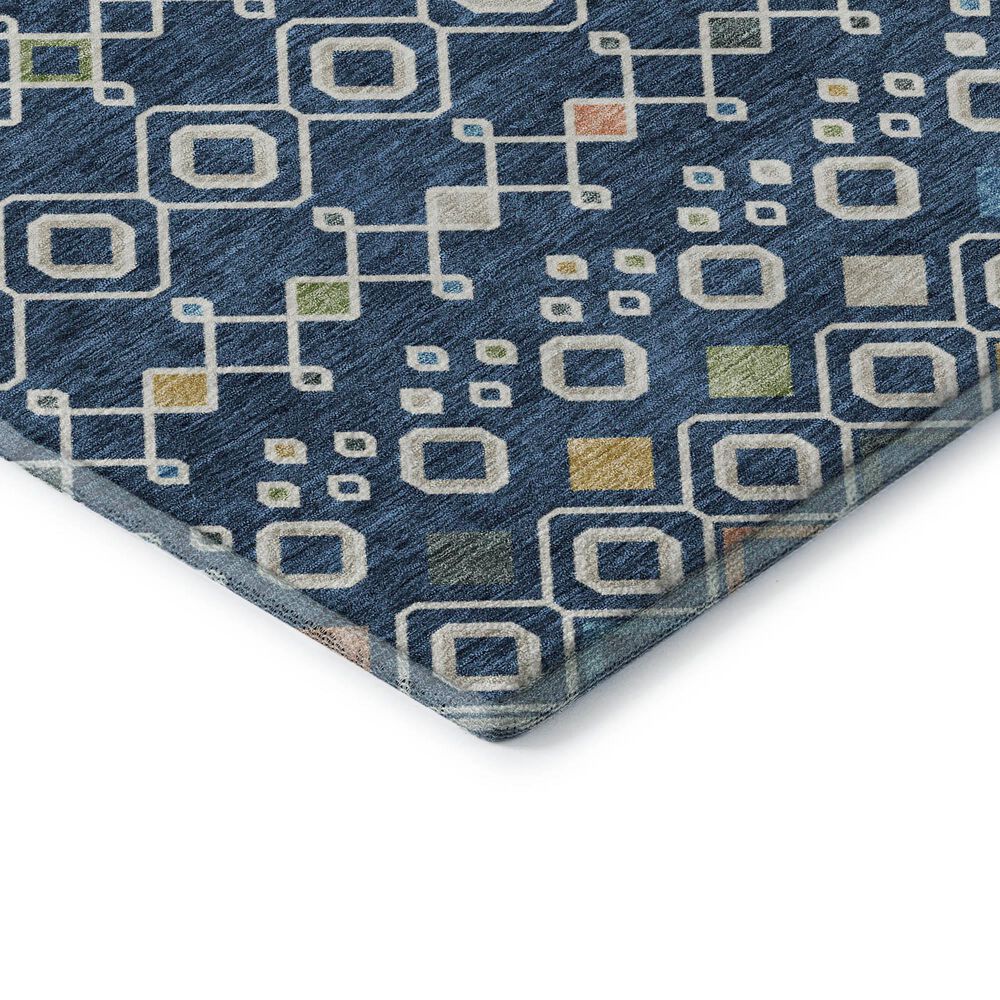 Dalyn Rug Company Neo NO12 1&#39;8&quot; x 2&#39;6&quot; Navy Area Rug, , large