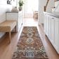 Dalyn Rug Company Silk Road Paprika, Chocolate, Ivory, Gold, Copper, Blue, Teal and Mocha 2"3" x 7"6" Runner, , large