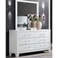 Global Furniture USA Luccia 6-Drawer Dresser and Mirror in White, , large