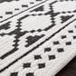 Surya Moroccan Shag MCS-2305 2"7" x 7"3" Black and White Runner, , large