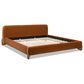 Jennifer Taylor Home Alpine King Platform Bed Frame in Burnt Orange, , large