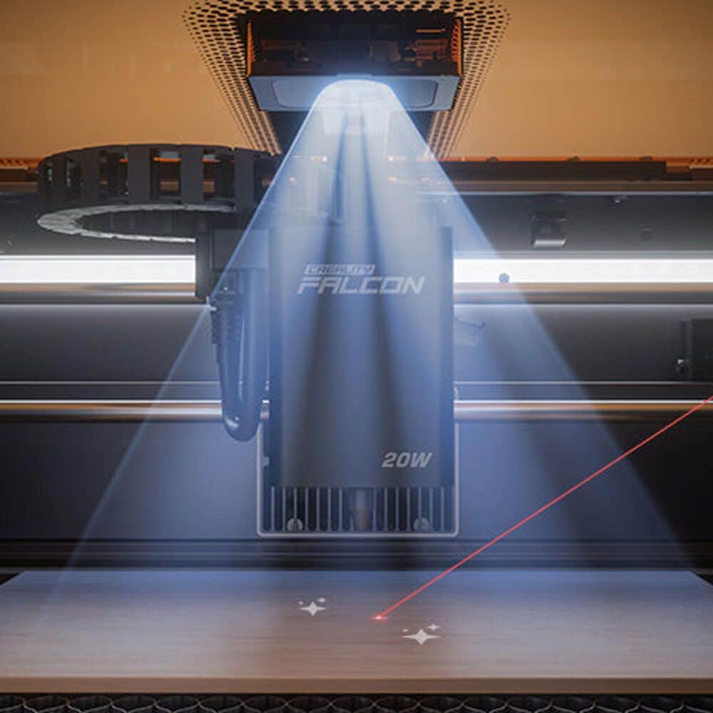 Creality 3D Technology Falcon A1 Pro 20W Laser Engraver and Cutter in Black, , large