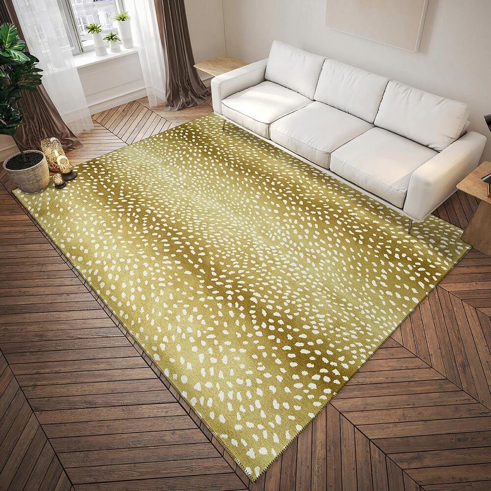 Dalyn Rug Company Mali ML3 9&#39; x 12&#39; Gold Indoor/Outdoor Area Performance Rug, , large