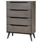 Furniture of America Lennart 5-Piece Queen Set in Gray, , large