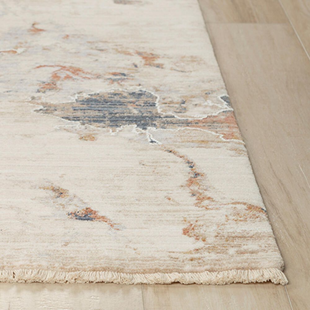 RIZZY Iconic ICO762 3&#39;11&quot; x 5&#39;6&quot; Neutral, Red and Blue Area Rug, , large