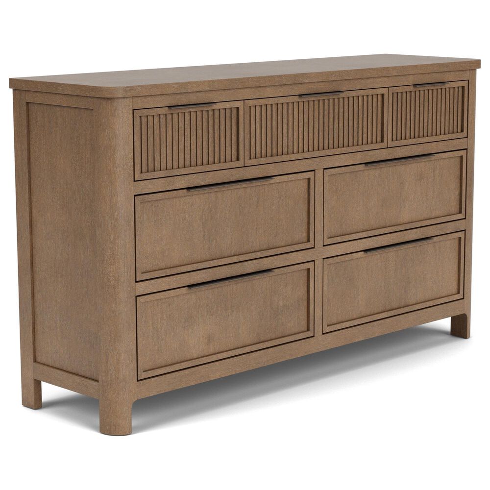 Riverside Furniture Jaxon 7-Drawer Dresser Only in Casual Mink, , large