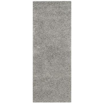 Safavieh Athens Shag SGA119F-28 2"3" x 8" Light Grey Runner, , large