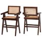Baxton Studio Kresna Counter Stool in Dark Walnut Brown (Set of 2), , large