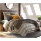 Amity Home Getz King Coverlet in Black and Weathered Bronze, , large