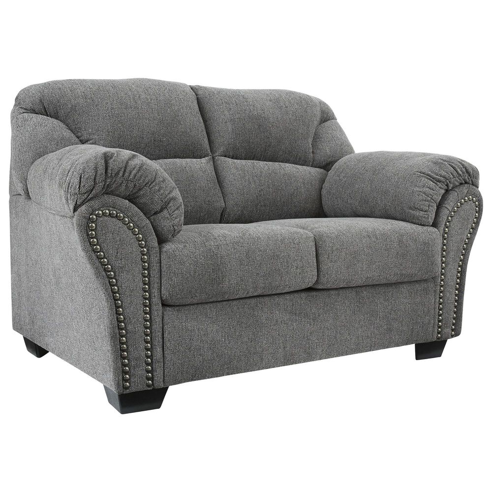 Ashley Allmaxx Loveseat in Pewter, , large