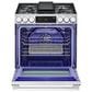 LG 6.3 Cu. Ft. Smart Gas Slide-In Range with ProBake Convection InstaView and Air Fry in PrintProof Stainless Steel, , large