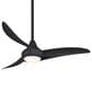 Minka-Aire Light Wave 44" Ceiling Fan with LED Light in Coal, , large