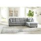 Signature Design by Ashley Falkirk 2-Piece Right Facing Sleeper Sectional with Chaise in Steel, , large