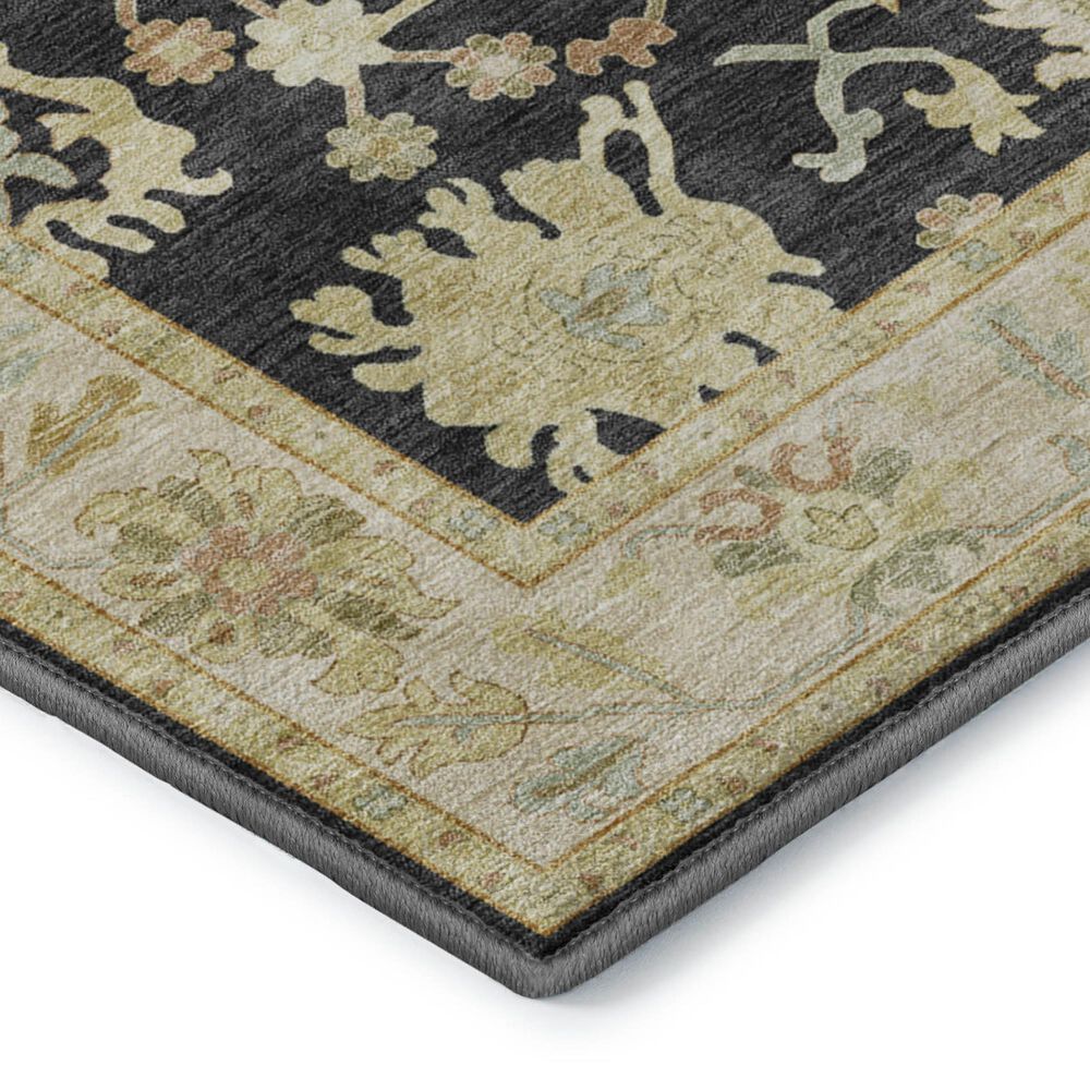 Dalyn Rug Company Hatay HY2 2'6" x 3'10" Black Area Rug, , large