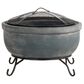 Alfresco Home Earthenware Cool Fire Pit with Stand and Screen, , large