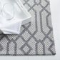 Safavieh Martha Stewart Cotton 6"7" x 9" Silver and Grey Area Rug, , large