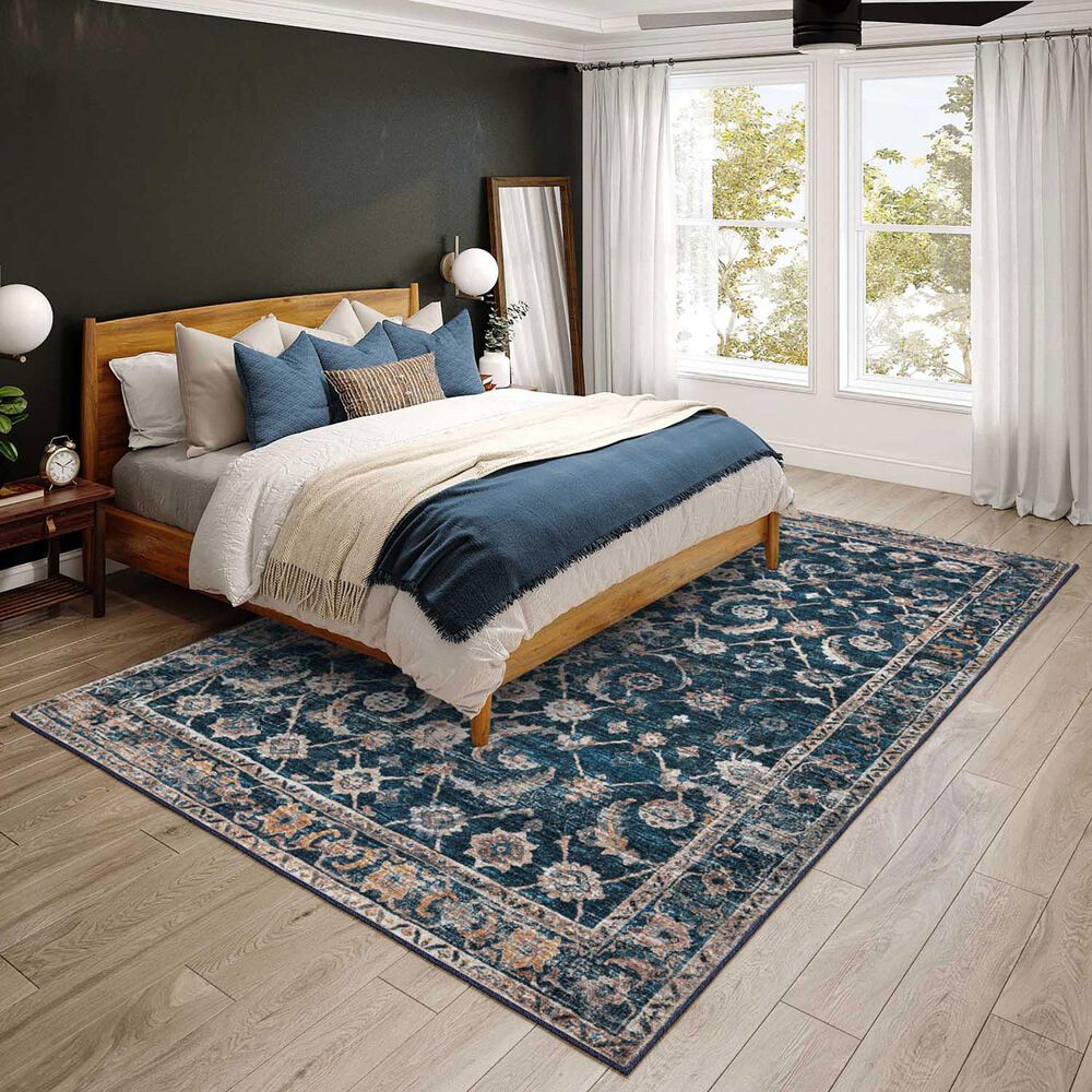 Dalyn Rug Company Jericho 3&#39; x 5&#39; Navy Indoor/Outdoor Area Rug, , large