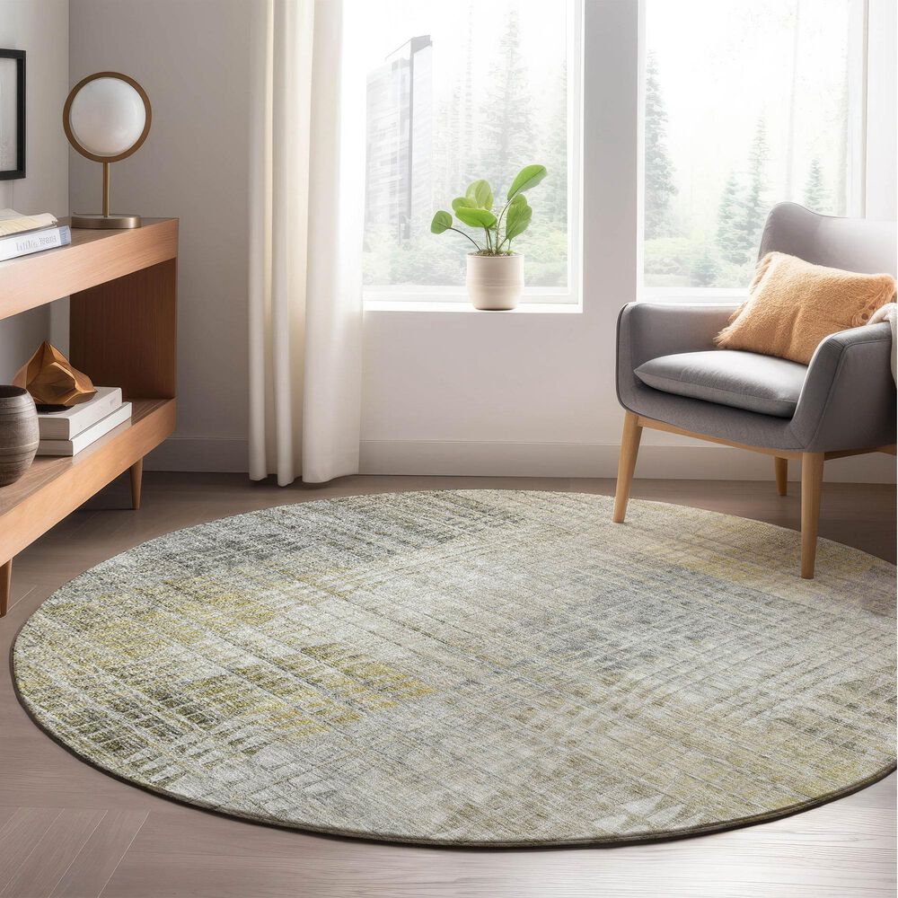 Dalyn Rug Company Trevi TV6 8&#39; Round Taupe Area Rug, , large