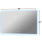 Lexora Home Vellum 40" x 28" LED Vanity Mirror, , large