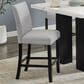 Crown Mark Parkside Upholstered Counter Stool in Dove, , large