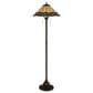 Cal Lighting Armscroft Tiffany Floor Lamp in Bronze, , large