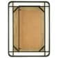 Ashley Beelman Accent Wall Mirror in Black and Brown, , large