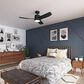 Hunter Bolsa 52" Ceiling Fan with LED Light in Matte Black, , large