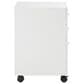 OSP Home Prado 3-Drawer Mobile File Cabinet in White, , large