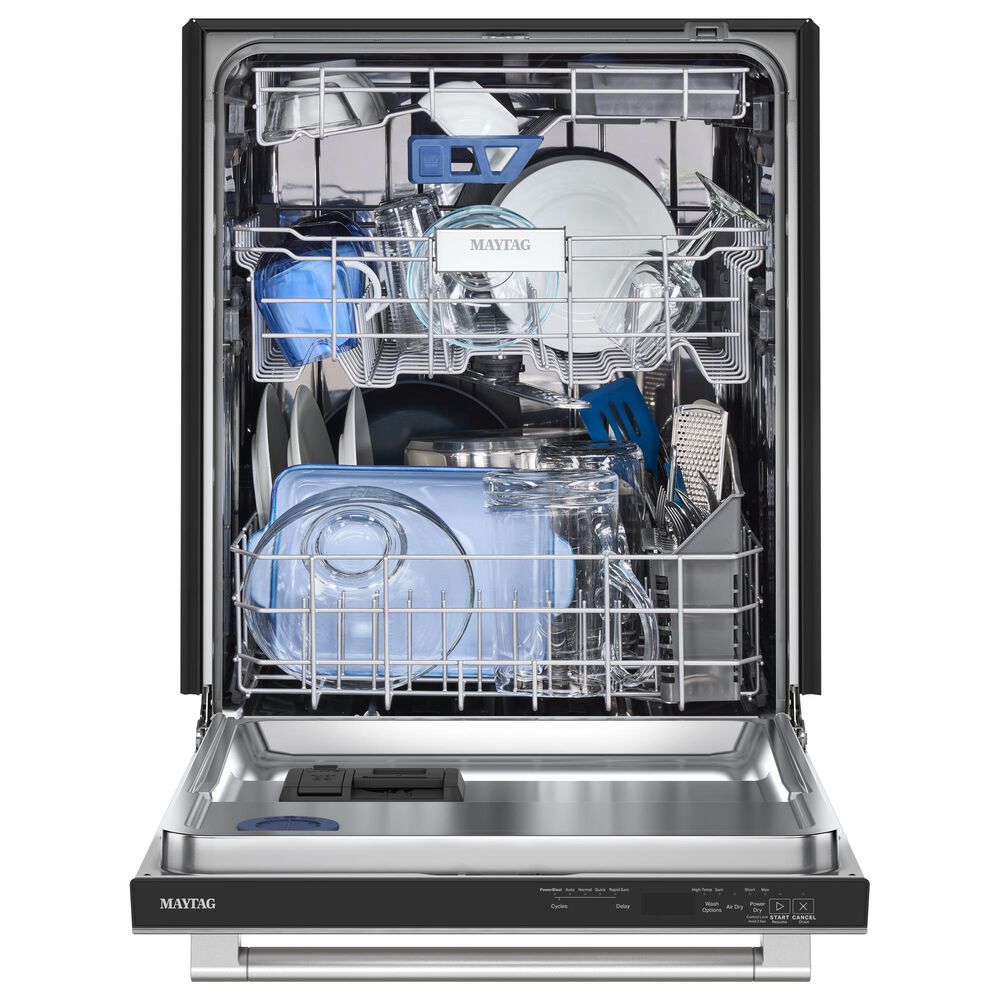 Maytag 24&quot; Built-In Dishwasher with PowerBlast Cycle and PowerDry in Fingerprint Resistant Stainless Steel, , large