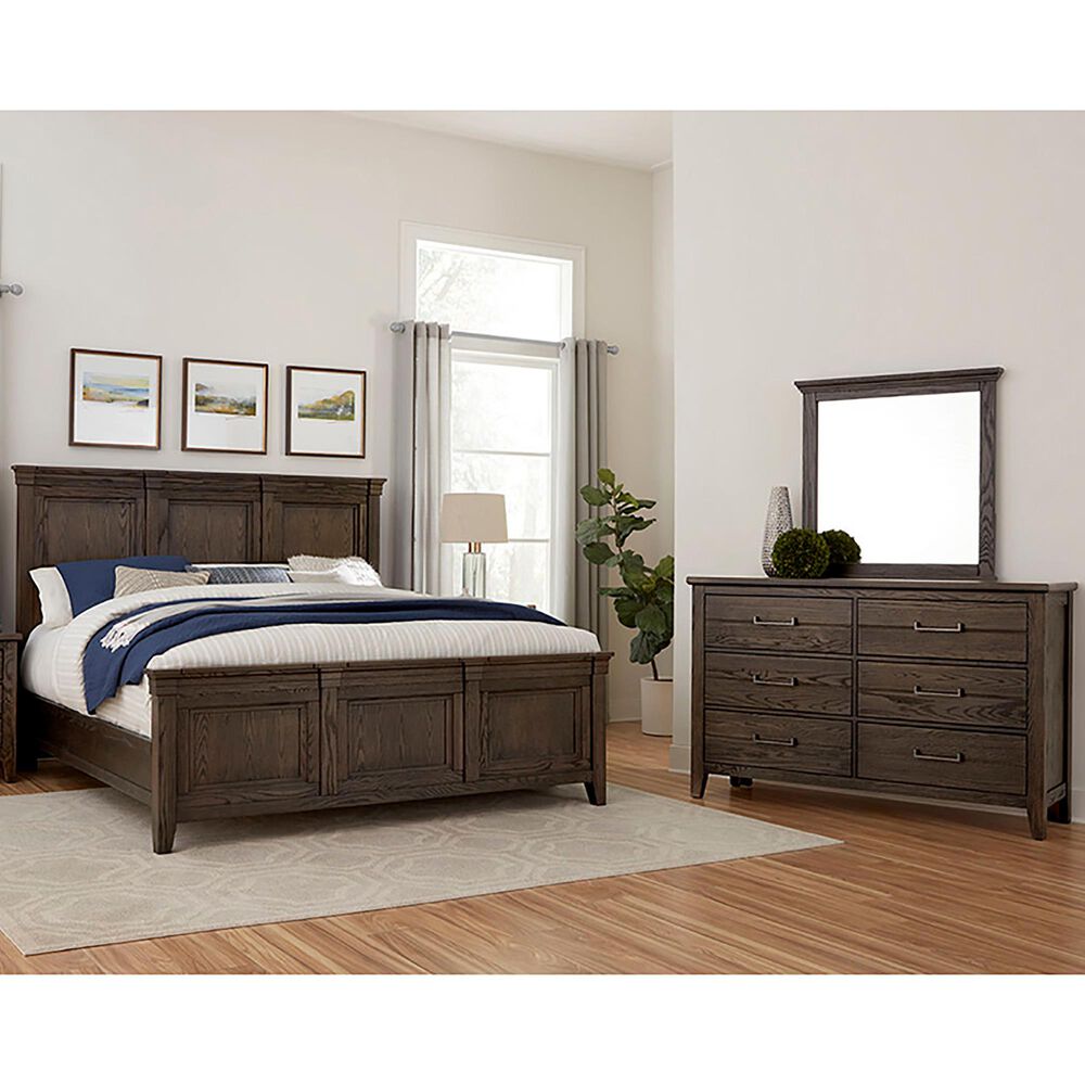 Viceray Collections Passageways 3 Piece King Bedroom Set in Charleston Brown, , large