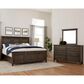 Viceray Collections Passageways 3 Piece King Bedroom Set in Charleston Brown, , large
