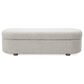 Urban Home Kiki Storage Bench in Cotton Ball Boucle, , large