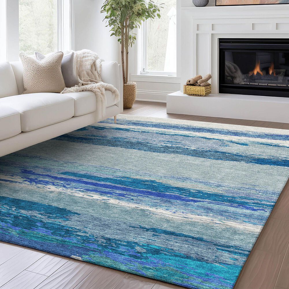 Dalyn Rug Company Trevi TV8 5&#39; x 7&#39;6&quot; Blue Area Rug, , large