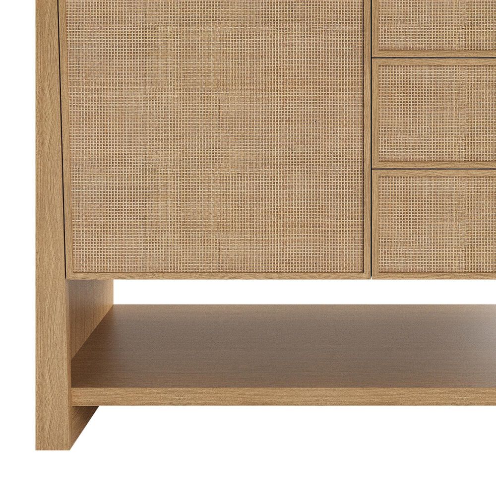 James Martin Vanities Solene 72&quot; Double Bathroom Vanity in Seaside Oak with 3 cm Charcoal Soapstone Quartz Top and Rectangular Sinks, , large