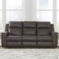 Ashley Lavenhorne Manual Sofa in Umber, , large