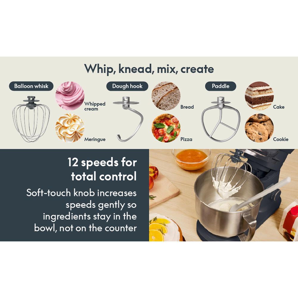 Bella 5.3 Quart Stand Mixer in Aloe, , large