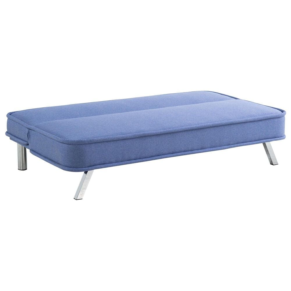 Lifestyle Solutions Toni Convertible Sofa in Blue, , large