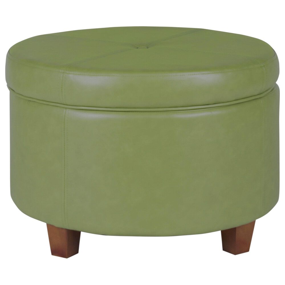 Kinfine Large Storage Ottoman in Green, , large