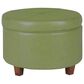 Kinfine Large Storage Ottoman in Green, , large