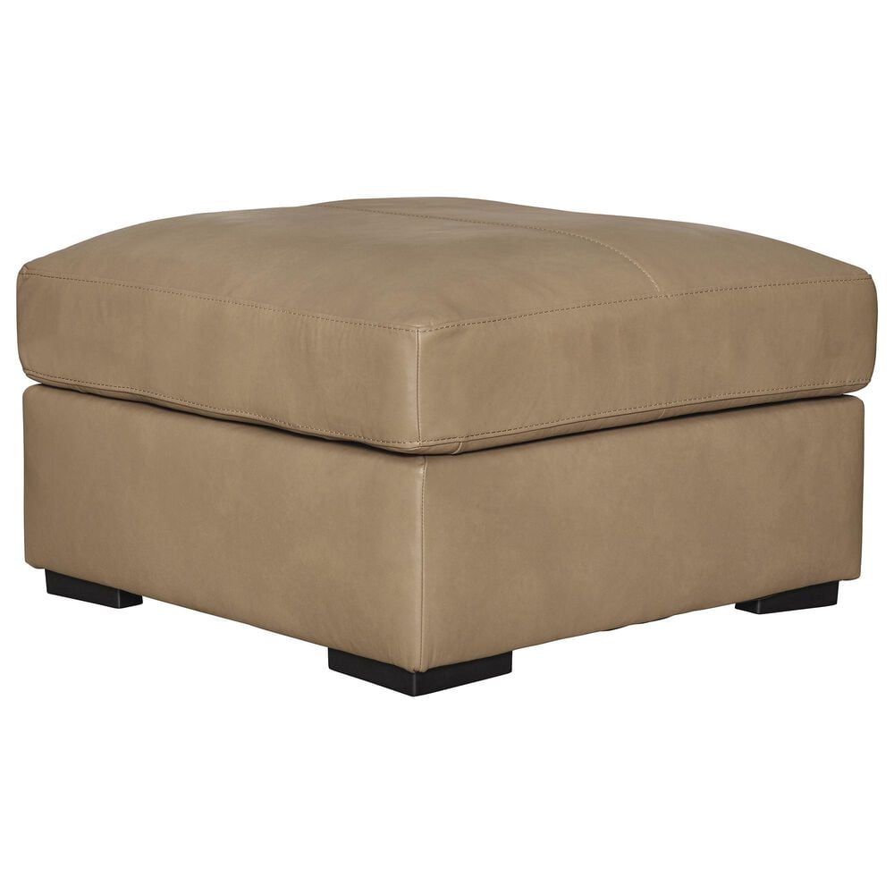 Ashley Bandon Oversized Accent Ottoman in Toffee, , large