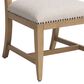 Lexington Home Brands Montecito Colburn Side Chair with Seabridge Cushion in Light Chestnut and Ivory, , large