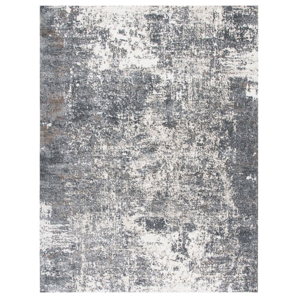 Safavieh Aston ASN705 8" x 10" Grey and Ivory Area Rug, , large
