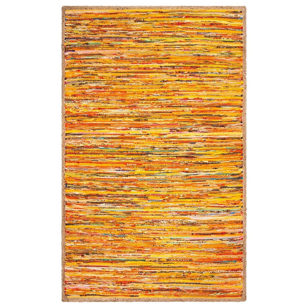 Safavieh Montauk 5' x 8' Gold and Natural Area Rug, , large