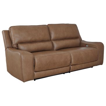 Ashley DeepWakes Power Reclining Sofa in Caramel, , large