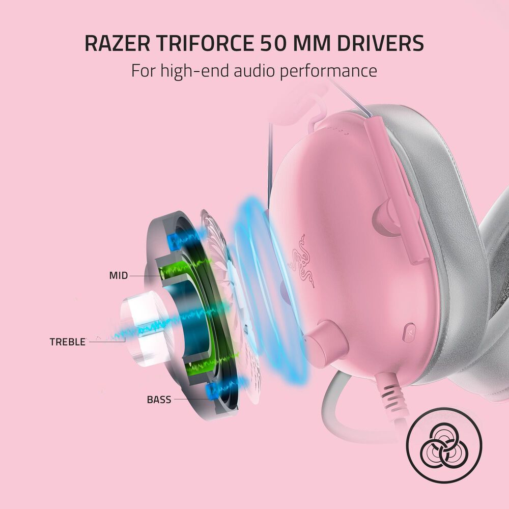 Razer BlackShark V2 X Headset in Quartz, , large